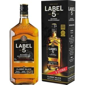 Label 5 Classic Black Blended Scotch Whisky 1L