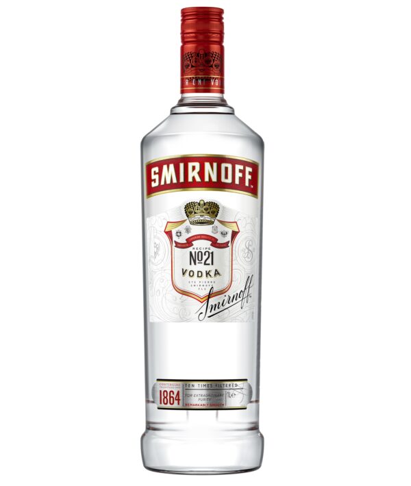 SMIRNOFF  Premium Vodka 1L (37.5%vol)