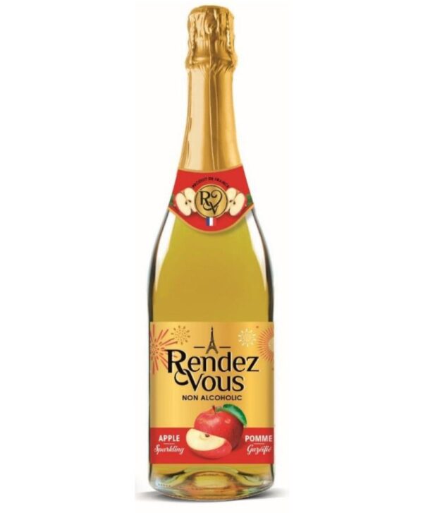 Rendez Vous Neon Green Sparkling Shampagne 750mL sans Alcohol - Image 2