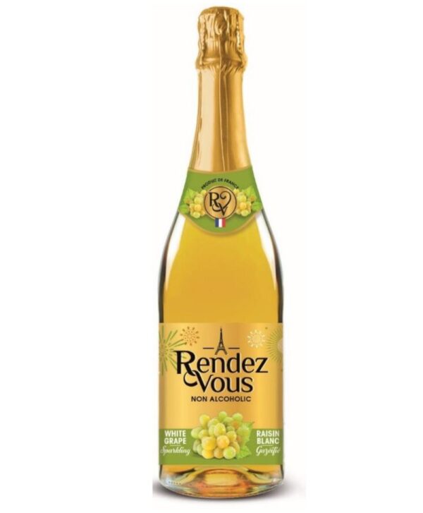 Rendez Vous Neon Green Sparkling Shampagne 750mL sans Alcohol - Image 3